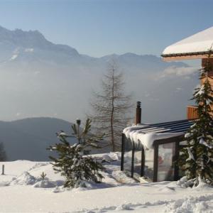 Veranda Veranco en altitude avec neige